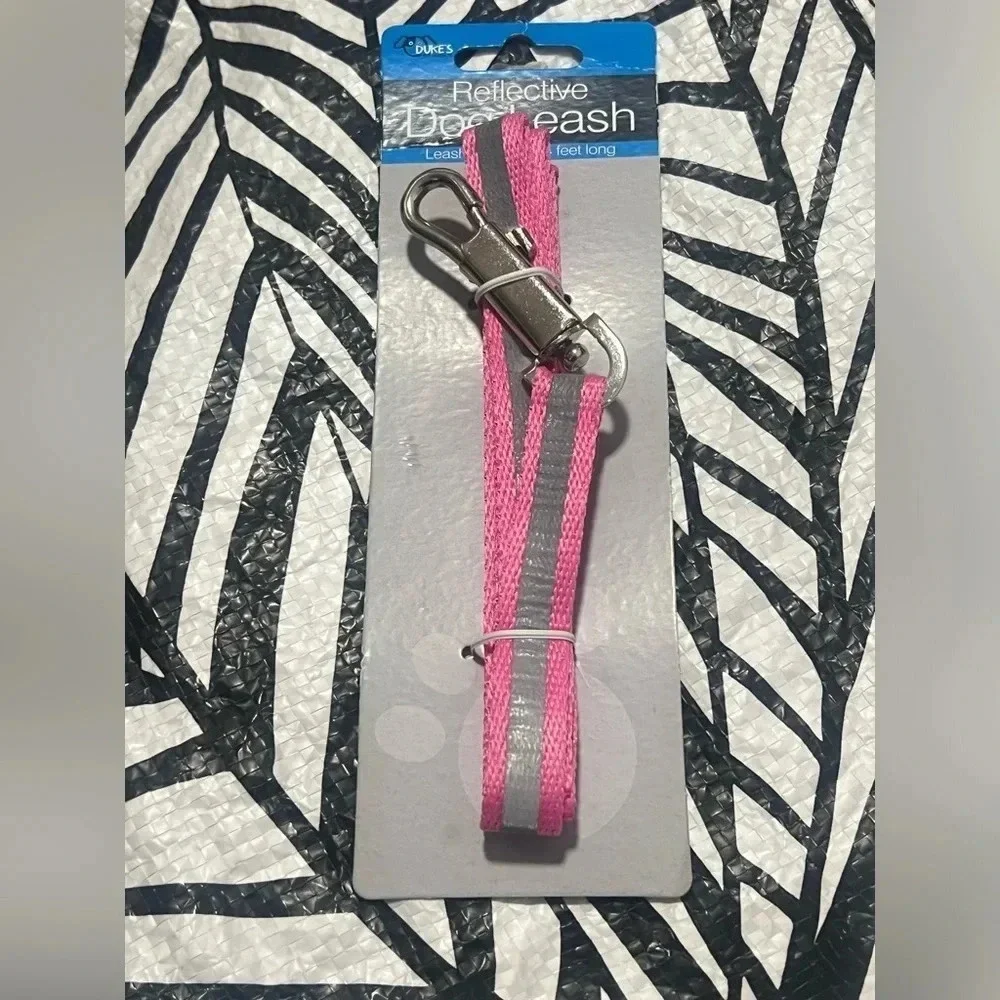 Duke’s Pet Products Pink Reflective 4 Feet Long Dog Leash